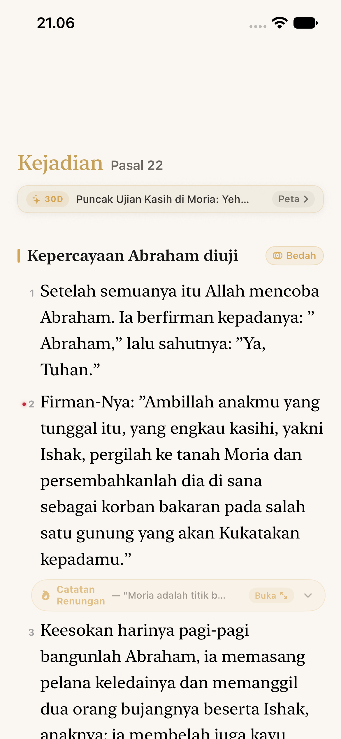 Sela Scripture Screenshot
